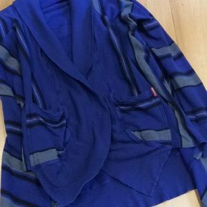 Hard Tail long drapey sweatshirt coat/sweater